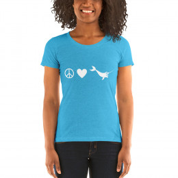 Peace Love Wally Ladies' short sleeve t-shirt