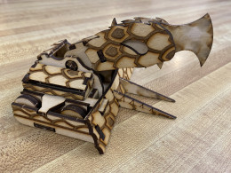 Kraken Wooden Model